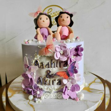 Rich classic chocolate truffle cake